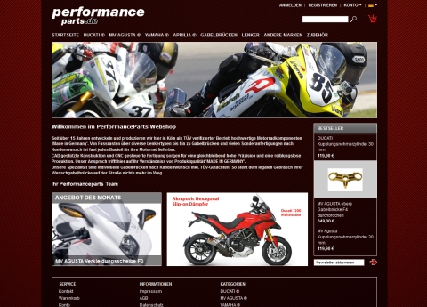 Performance Parts - Onlineshop